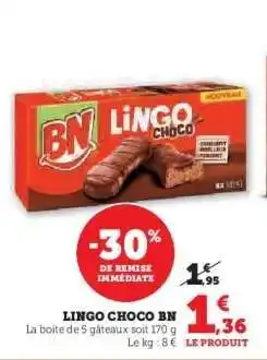 Hyper U LINGO CHOCO BN offre