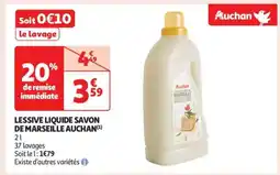 Auchan Lessive Liquide Savon De Marseille Auchan offre
