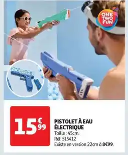 Auchan PISTOLET À EAU ÉLECTRIQUE offre