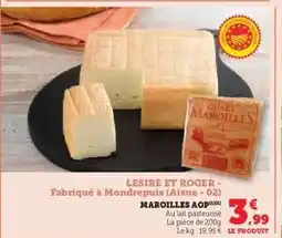 Hyper U MAROILLES AOP offre