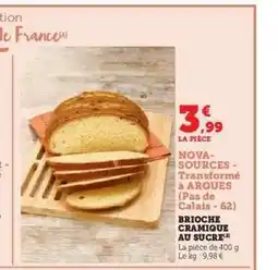 Hyper U BRIOCHE CRAMIQUE AU SUCRE offre
