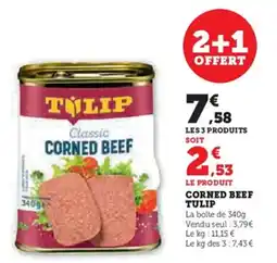 Super U TULIP Corned beef offre
