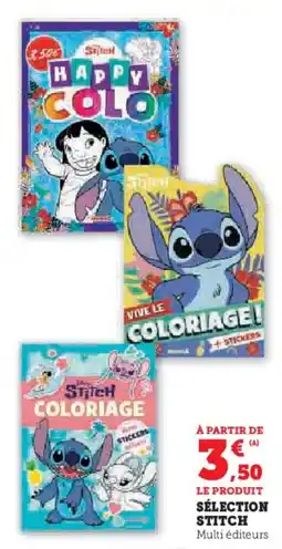 Hyper U Sélection stitch offre