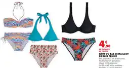 Hyper U Haut ou bas de maillot de bain femme offre