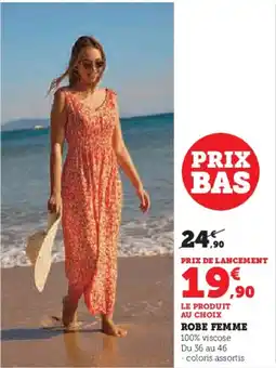 Hyper U Robe femme offre