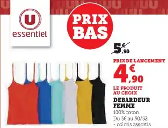 Hyper U Debardeur femme offre
