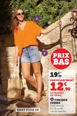 Hyper U Tunique femme offre