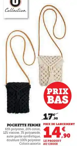 Hyper U Pochette femme offre