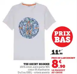 Hyper U Tee shirt homme offre