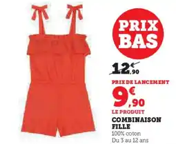Hyper U Combinaison fille offre