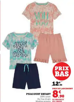 Hyper U Pyjacourt enfant offre