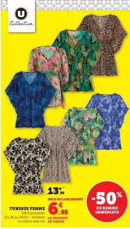 Hyper U Tunique femme offre