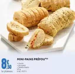 E.Leclerc Persil - mini-pains préfou offre