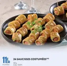 E.Leclerc 24 saucisses costumées offre