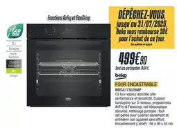 Proxi Confort Beko - four encastrable bb15a137032bp offre