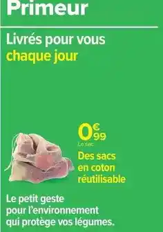 Carrefour Le petit geste pour l'environnement qui protège vos légumes offre