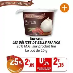 Coccinelle Express Les délices de belle france - burrata offre