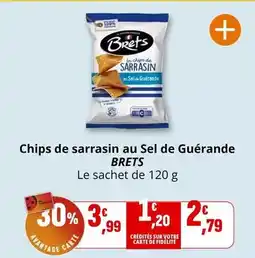 Coccinelle Express Brets - chips de sarrasin au sel de guérande offre