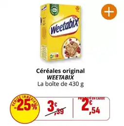 Coccinelle Express Weetabix - céréales original offre