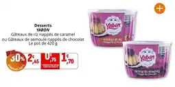 Coccinelle Express Yabon - desserts offre