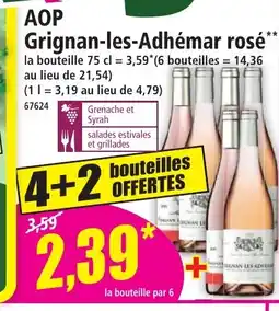 Norma AOP Grignan-les-Adhémar rosé offre