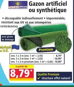 Norma Gazon artificiel ou synthétique offre