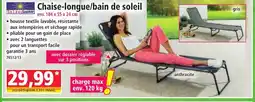 Norma Chaise-longue/bain de soleil offre