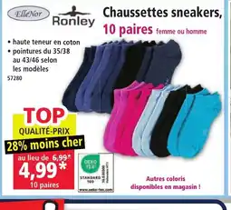 Norma RONLEU Chaussettes sneakers offre