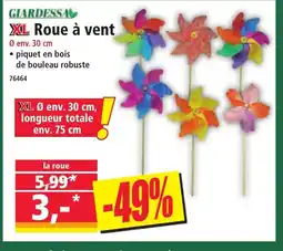 Norma GIARDESSA XL Roue à vent offre