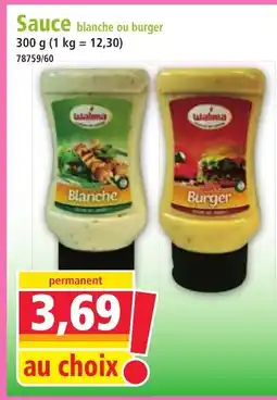 Norma Sauce blanche ou burger offre