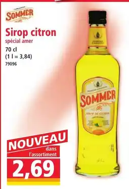 Norma SOMMER Sirop citron offre