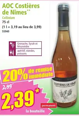 Norma AOC Costières de Nîmes offre