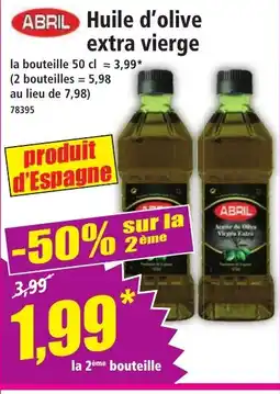 Norma ABRIL Huile d'olive extra vierge offre
