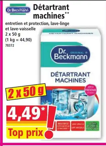 Norma DR BECKMANN Détartrant machines offre