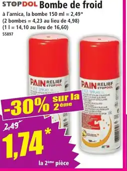 Norma STOPDOL Bombe de froid offre