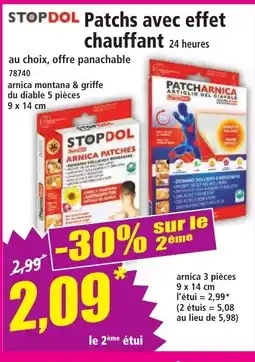 Norma STOPDOL Patchs avec effet offre