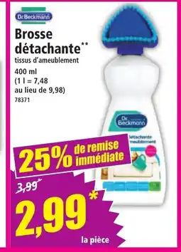Norma DR BECKMANN Brosse détachante offre