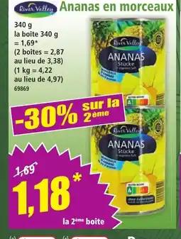 Norma RIVER VALLEY Ananas en morceaux offre