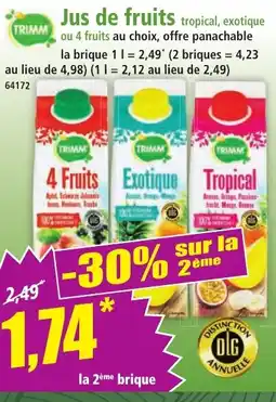 Norma TRIMM Jus de fruits offre