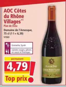 Norma AOC Côtes du Rhône Villages offre
