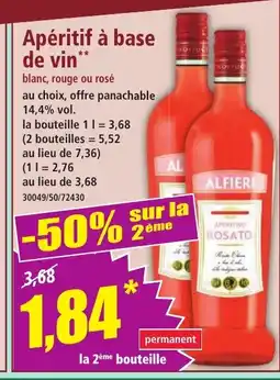 Norma Apéritif à base de vin offre