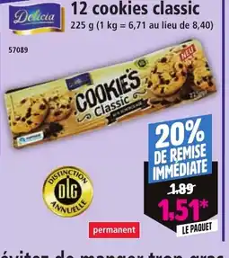 Norma DELICIA 12 cookies classic offre