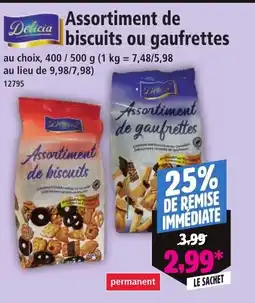 Norma DELICIA Assortiment de biscuits ou gaufrettes offre