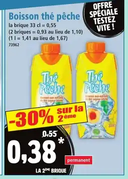 Norma Boisson thé pêche offre