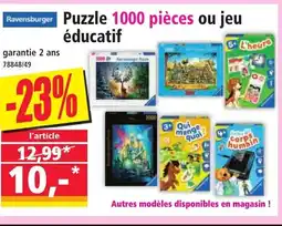 Norma Puzzle 1000 pièces ou jeu éducatif offre