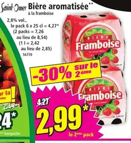 Norma SAINT OMER Bière aromatisée offre