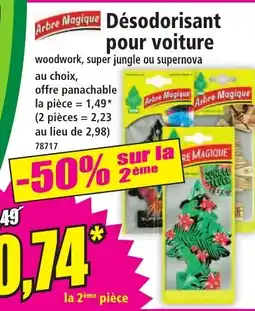 Norma ARBRE MAGIQUE Désodorisant pour voiture offre
