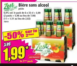 Norma ZEST Bière sans alcool offre