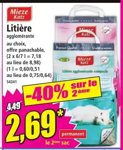Norma MIEZE KATZ Litière offre