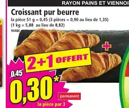 Norma Croissant pur beurre offre